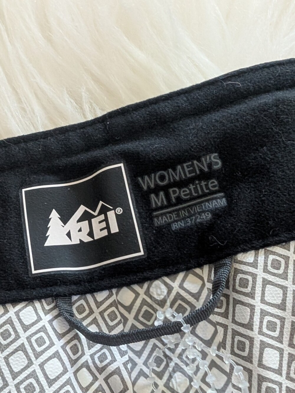 REI Co-op Rainier Rain Pants - Women's M Medium Petite Black Waterproof Hiking - Picture 5 of 6